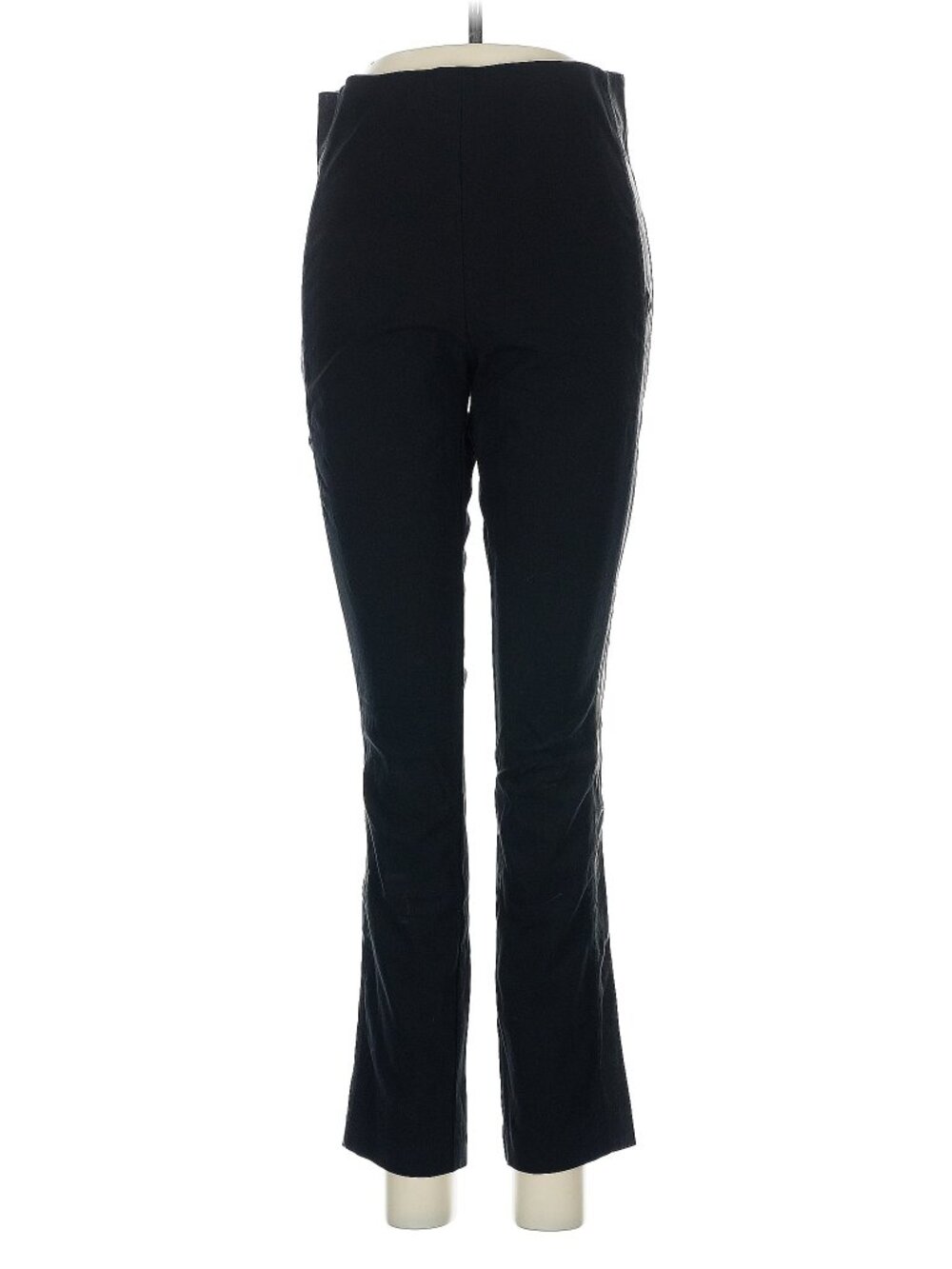Rag & Bone Black Bootcut Dress Pants Size 6 Lamb Leather Side Stripe High Rise - Picture 3 of 7